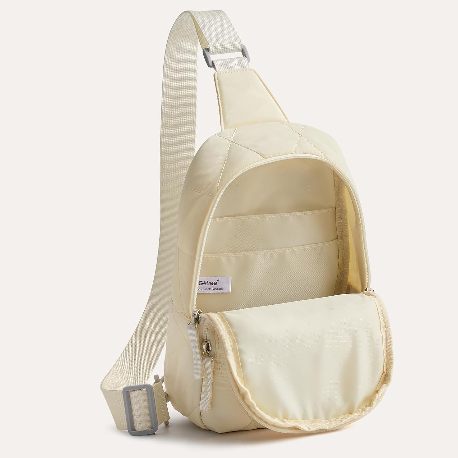 G4Free Sling Bag for Women, Casual Quilted Puffer Crossbody Purse Lightweight Fanny Packs for Daily Travel Work - Image 4
