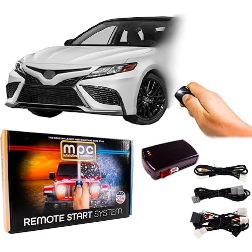 MPC Remote Start Kit Compatible with Toyota Camry 2018-2024 || Semi Plug and Play || Push Lock 3X to Start || Easy Install || USA Tech Support
