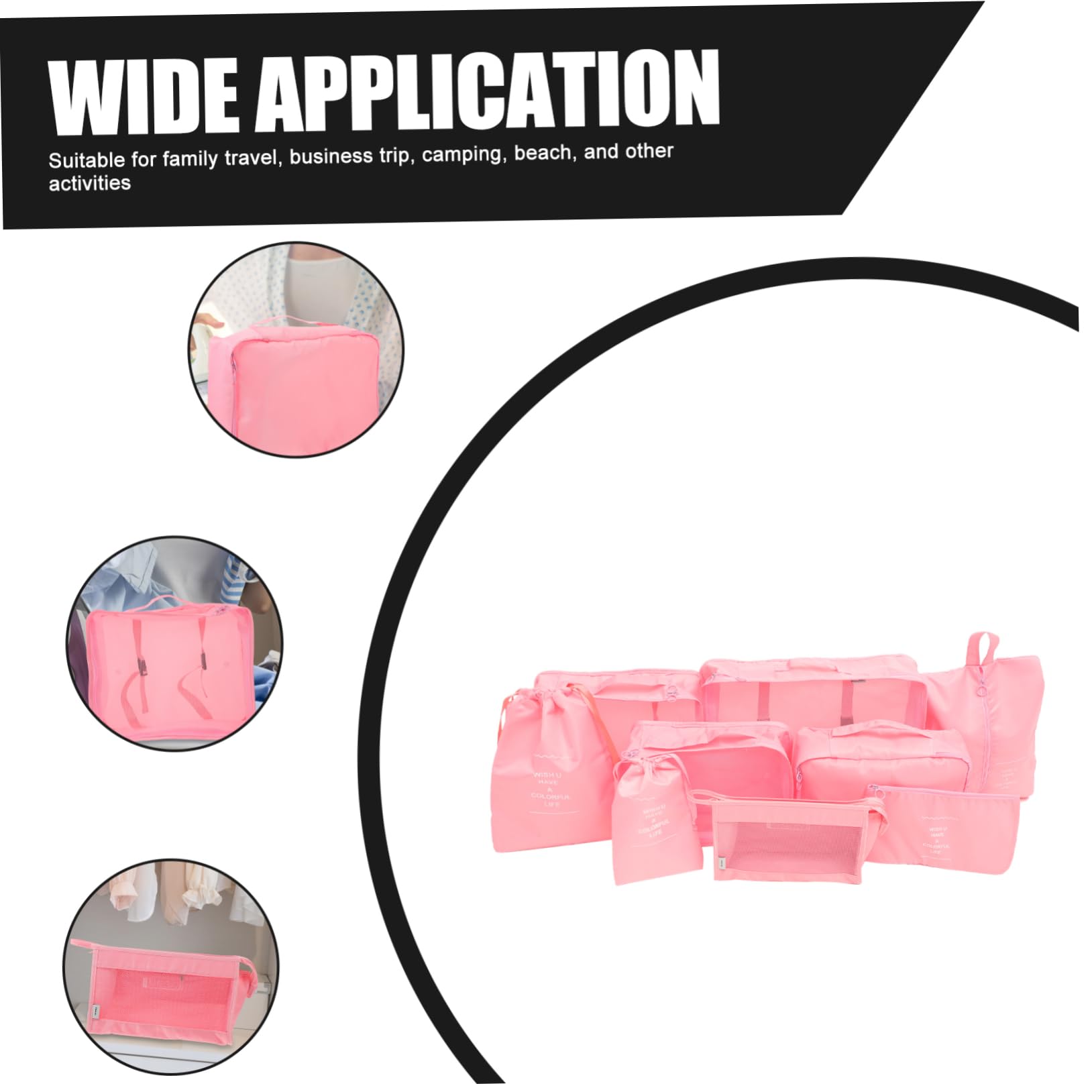 Alipis Borsa da Viaggio Tutto per Abiti di Borse Portaoggetti per Viaggi Organizer per Bagagli in Leggero e Pratico per Contenere Vestiti Biancheria Sporca e Accessori