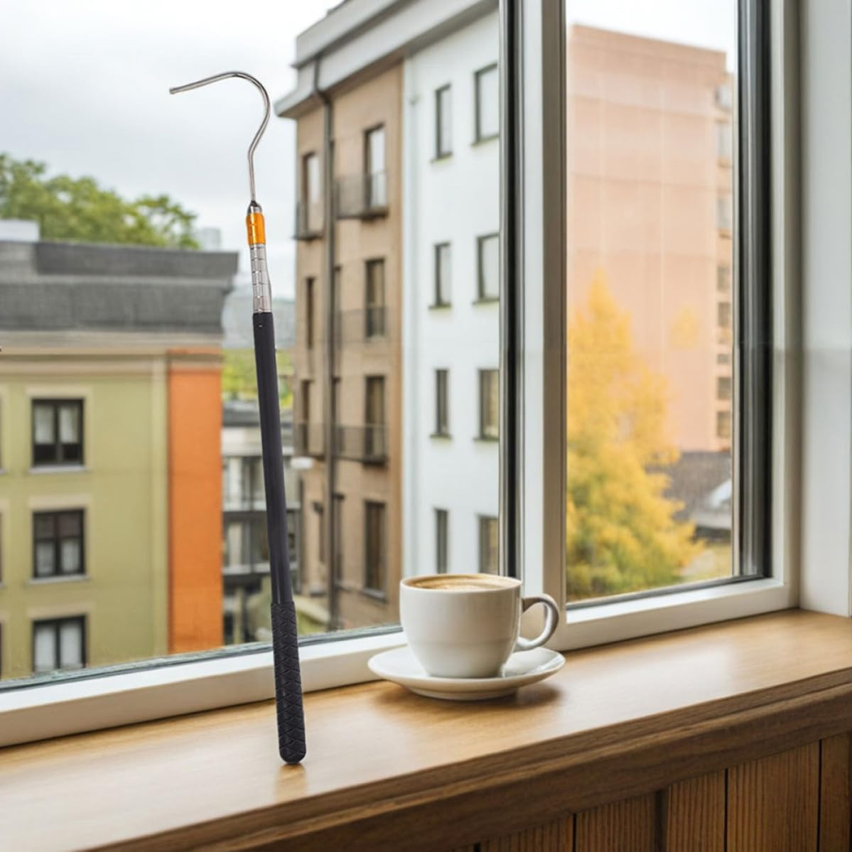 MAGICLULU 3 Pack Stainless Steel Pull Down Hook Rod for Skylight Windows