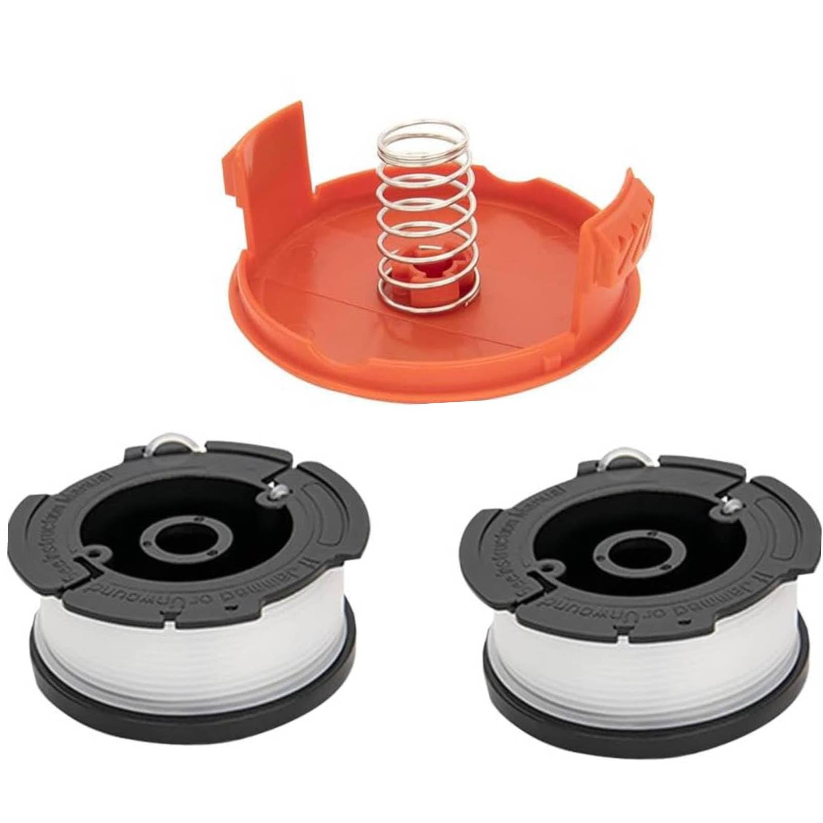 Lot De 10 Bobines Et Fil Pour Débroussailleuse Black + Decker Bcsta536