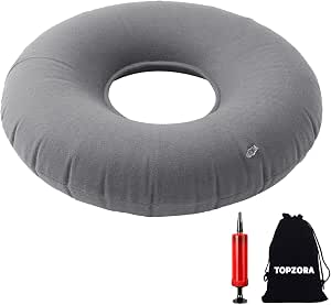 Ruspela Cuscino A Ciambella Ortopedico In Memory Foam Per Emorroidi E Coccige
