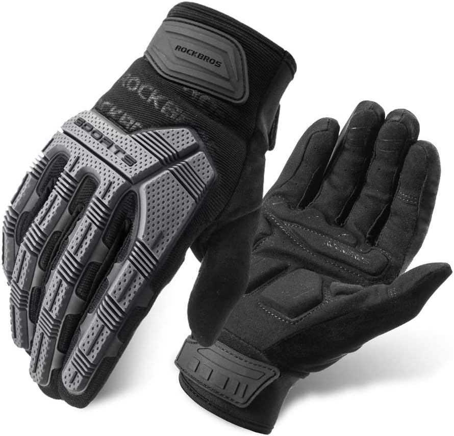 ROCKBROS Motorcycle Gloves Mountain Bike Gloves Full Finger Outdoor