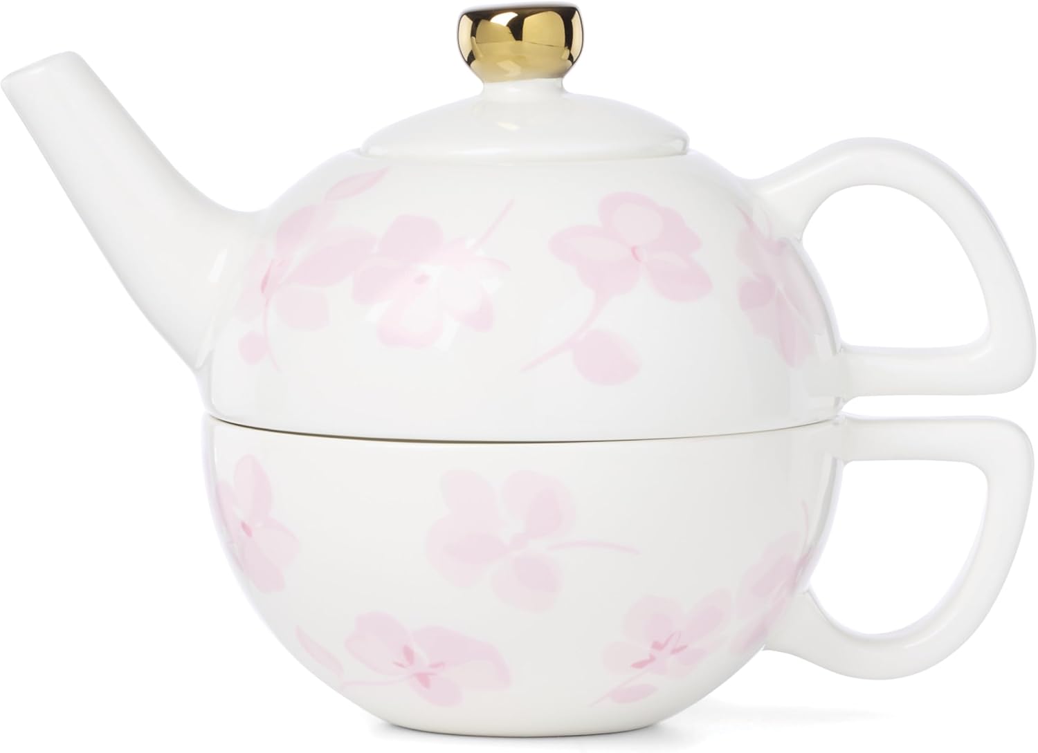 kate spade new york Spring Pansies Tea For One With Tea Bag Holder