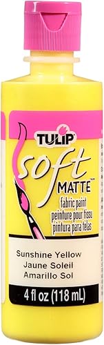Vista 34 de Tulip Pintura para tela suave, lavable, se mantiene suave y flexible, pintura permanente, para telas claras y oscuras, 4 onzas líquidas, blanco