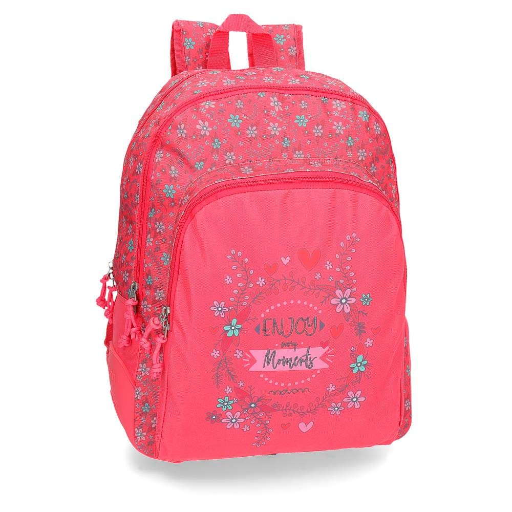 MOVOM Backpack 44cm Double adap, Pink (Rosa), 44 Centimeters