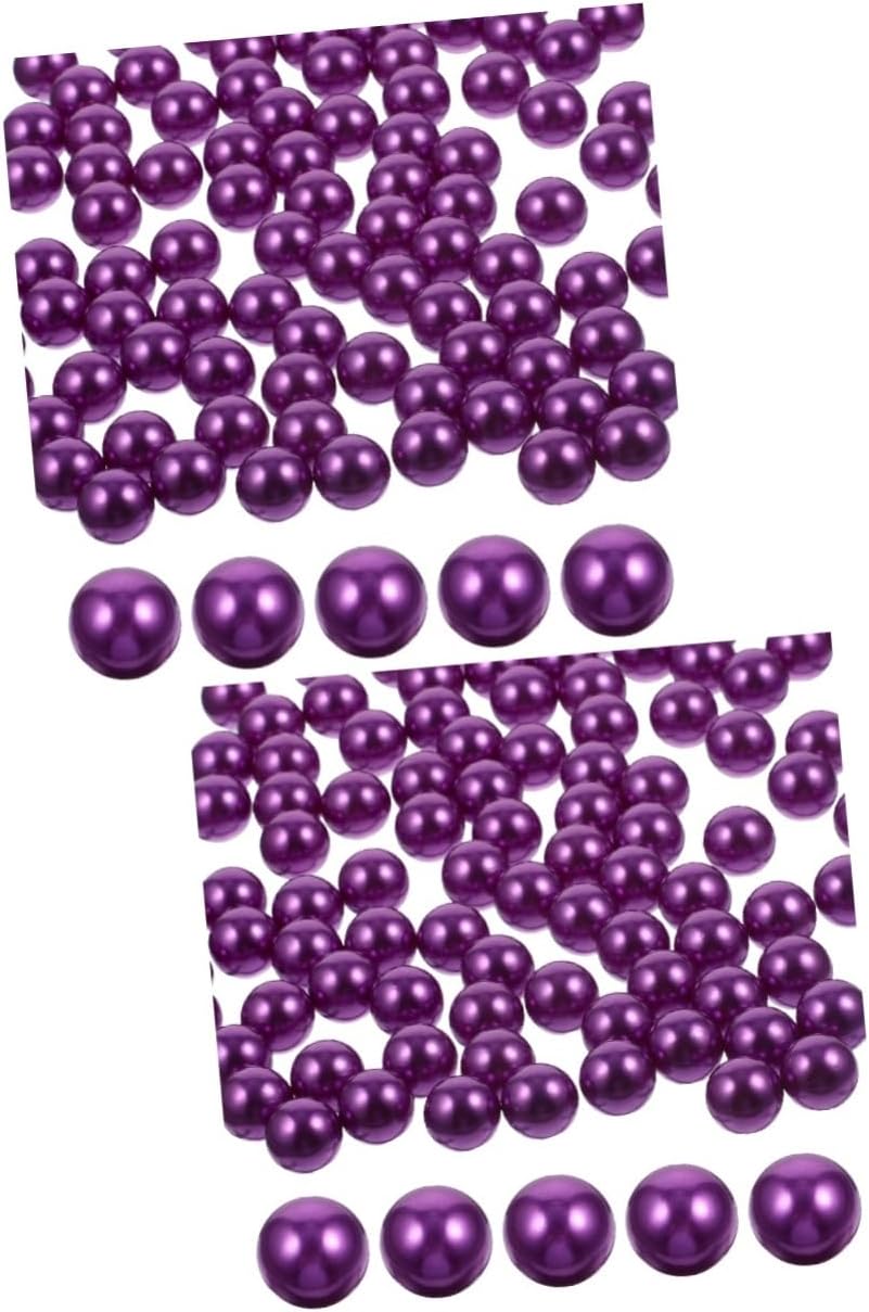 Didiseaon 200pcs Floating Faux for Round Decorative Beads Lightweight Vase Fillers for Home Decor Weddings and Craft Projects