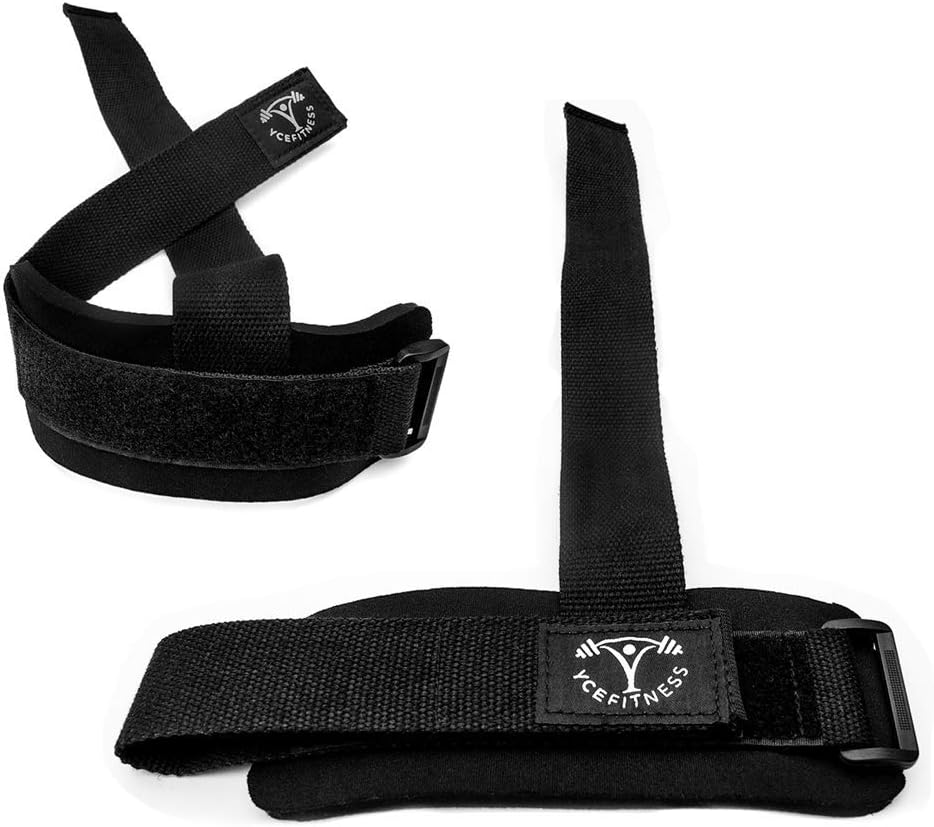 Lifting Straps - 2 x WeightLifting Wrist Straps for Gym,Weight Training, Deadlifting, WOD, Crossfit, Powerlifting, Bodybuilding - Wrist Protection Neoprene Padded & Cotton Lift Straps for Men & Women