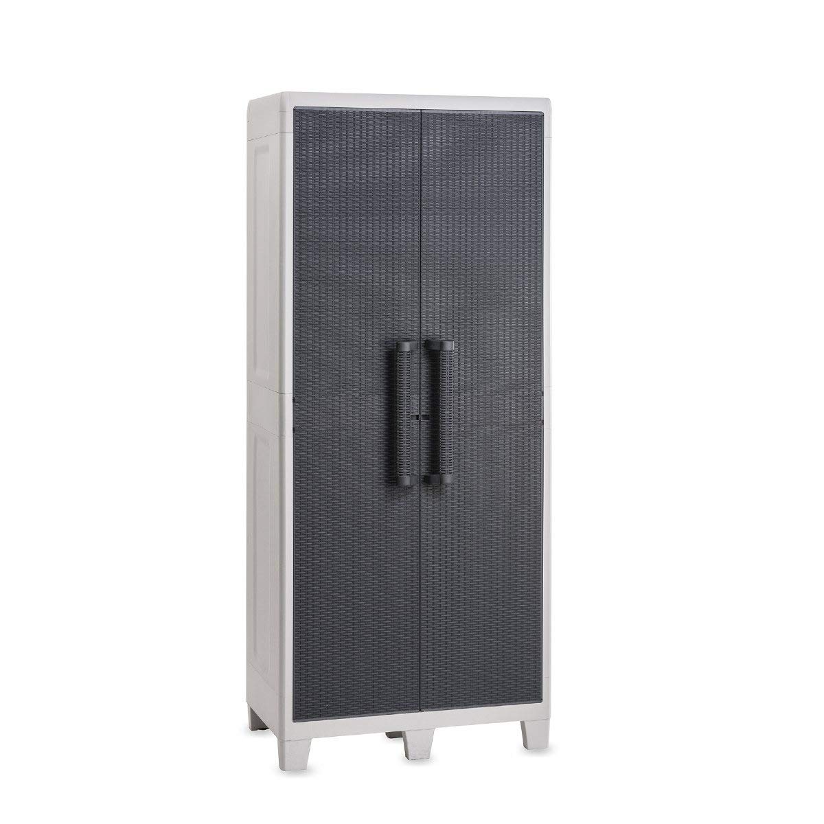MEC345 Schrank für Besen, Anthrazit, 65 x 38 x 178 cm