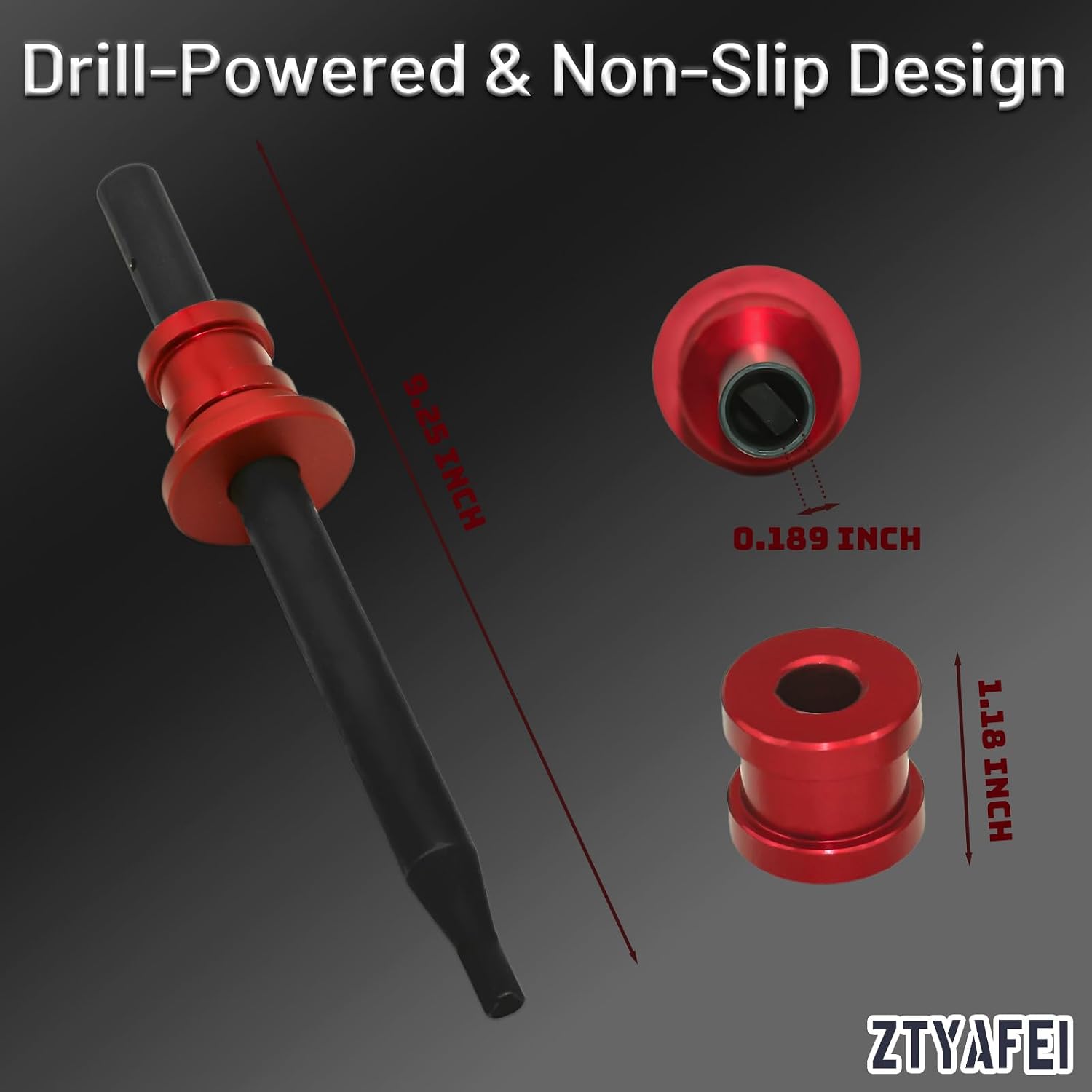 Oil Pump Primer Tool for GM Chevy V6 V8 Engines, Compatible with SBC 350 327 305 307 283 & BBC 454 Small and Big Block, Works with 3/8" or 1/2" Chuck Hand Drill,