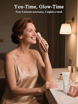 Radio Frequency Skin Tightening Device, Anti-Aging Face Machine for Wrinkle Removal, Lifting & Firming, Wireless Home Beauty Device with 3 Levels, at-Home Skin Renewal