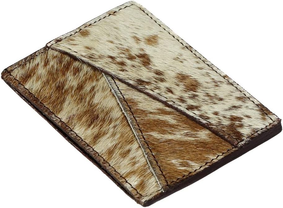Myra Bag Brun Credit-Card Holder Cotton + Fur Leather Bag S-3171