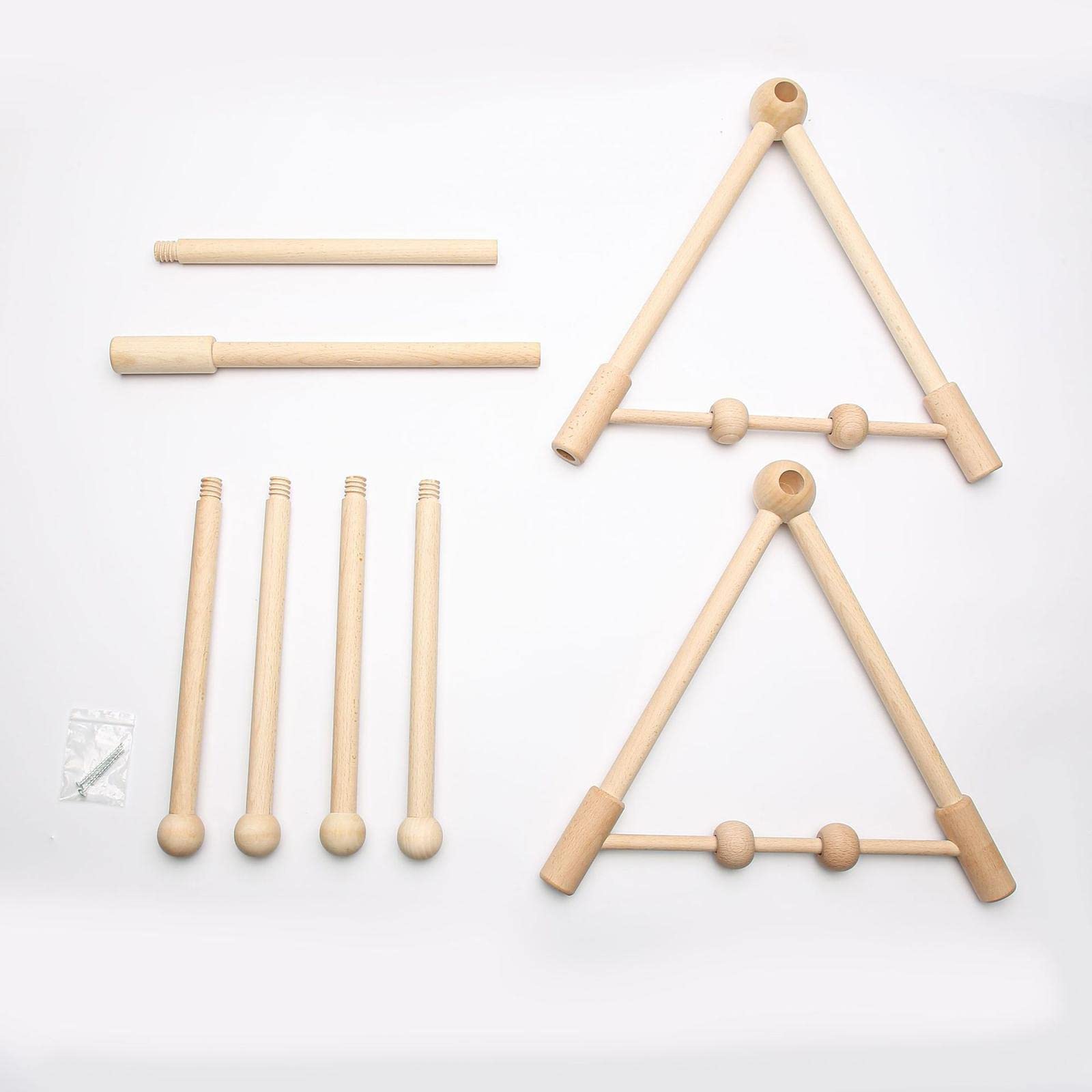 Hängender Aktivitätsbogen Aus Holz, Babyzimmerdekoration, Faltbares Babyspielzeug