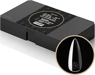 Apres Gel-X® Sculpted Stiletto Medium Tip Box | 500pc Gel-X Tips, 11 Sizes 00-9, Premium Quality
