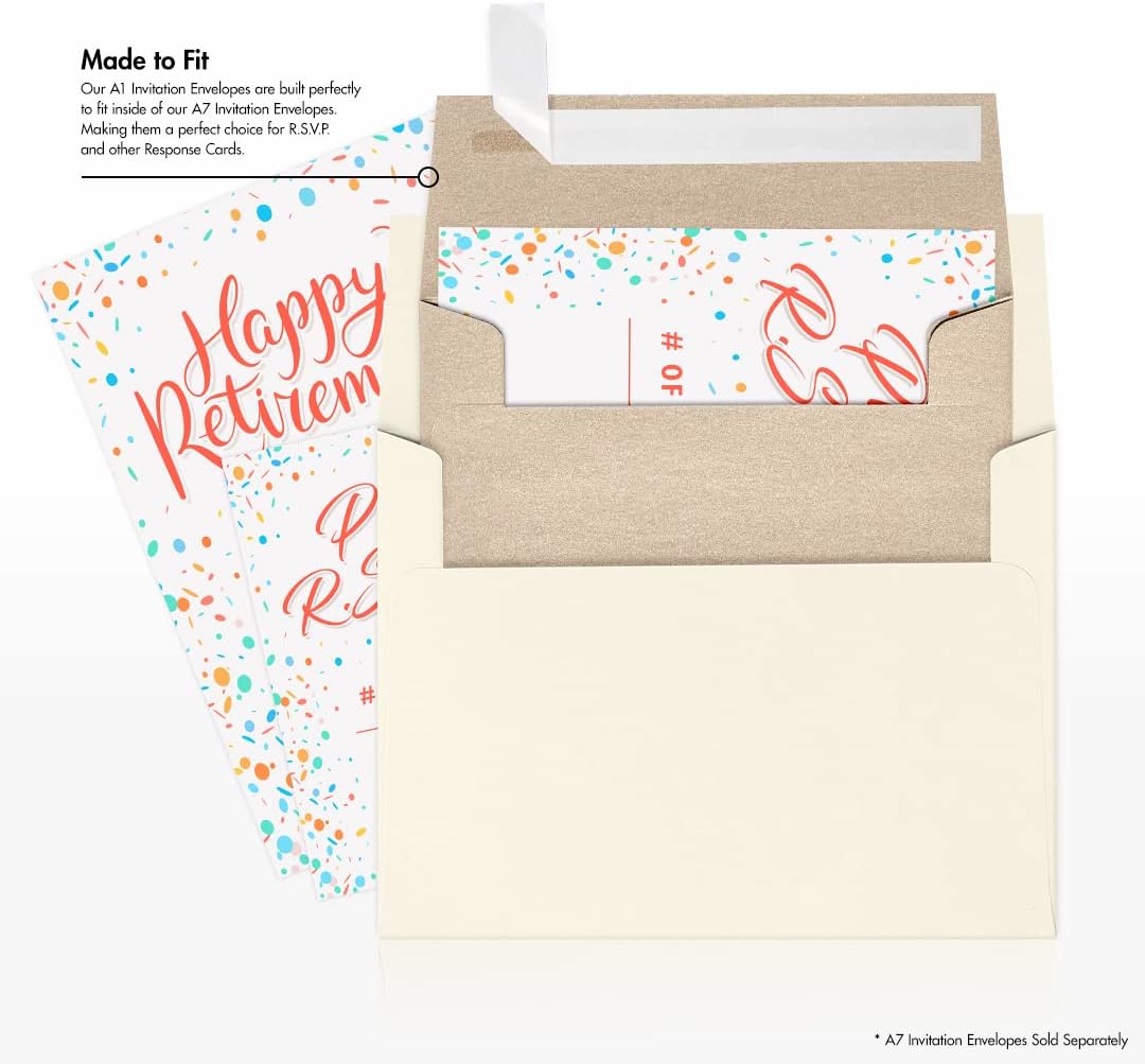 a1封筒招待3 5 / 8 x 5 1 / 8 ) &ndash; ( 50個