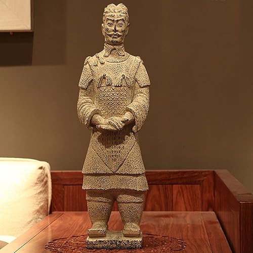 Miniatura 3 de SHUTING2020 Escultura de estatua china de feng shui nueva china guerreros de terracota decoraciones de escritorio decoraciones destacadas Sala de