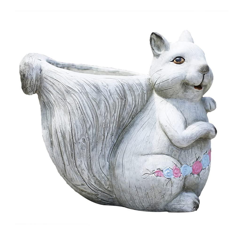 Ornements de jardin en oxyde de magnésium animal créatif déco balcon A-35x22x32cm