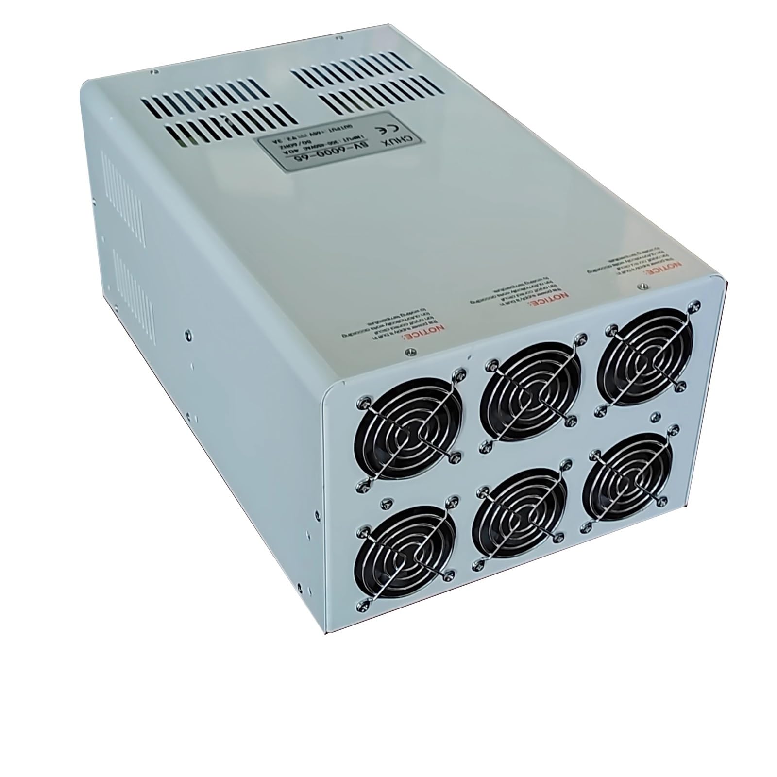 Przełączanie zasilania DC 12V 24V 60V 72V 80V 90V 100V 120V 250V 350V DC 6000W 110V 220V 380VAC regulowany zasilacz (kolor: 110V, rozmiar: 0-72V 0-83A)