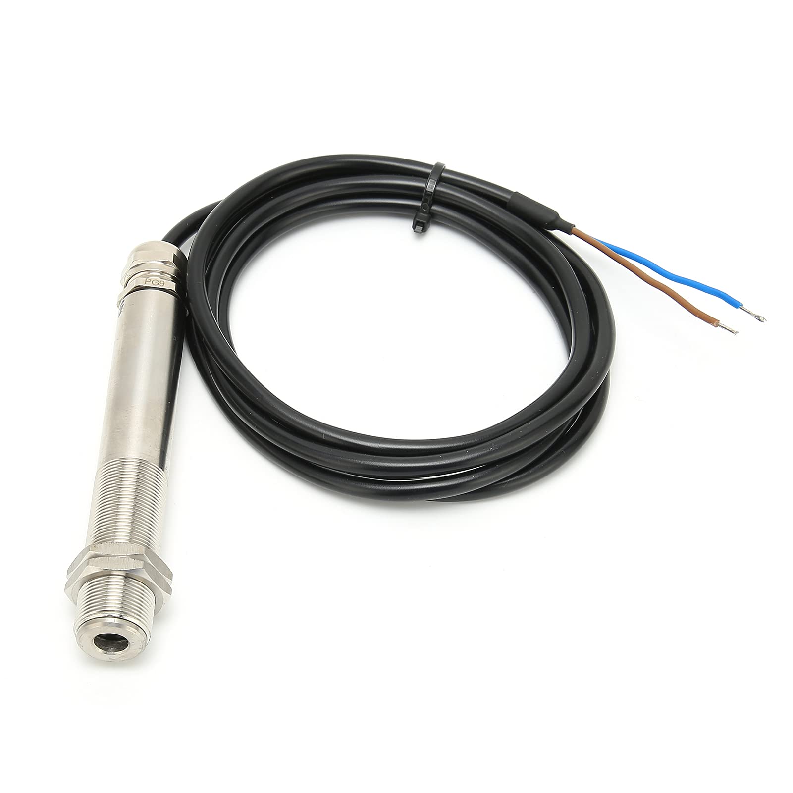 Ejoyous Sonda de Sensor de Temperatura Sonda de Temperatura Infrarroja de Acero Inoxidable 24 V CC Salida de 4 a 20 MA 4 a 212 °F Respuesta Rápida para Equipos Industriales Procesamiento de