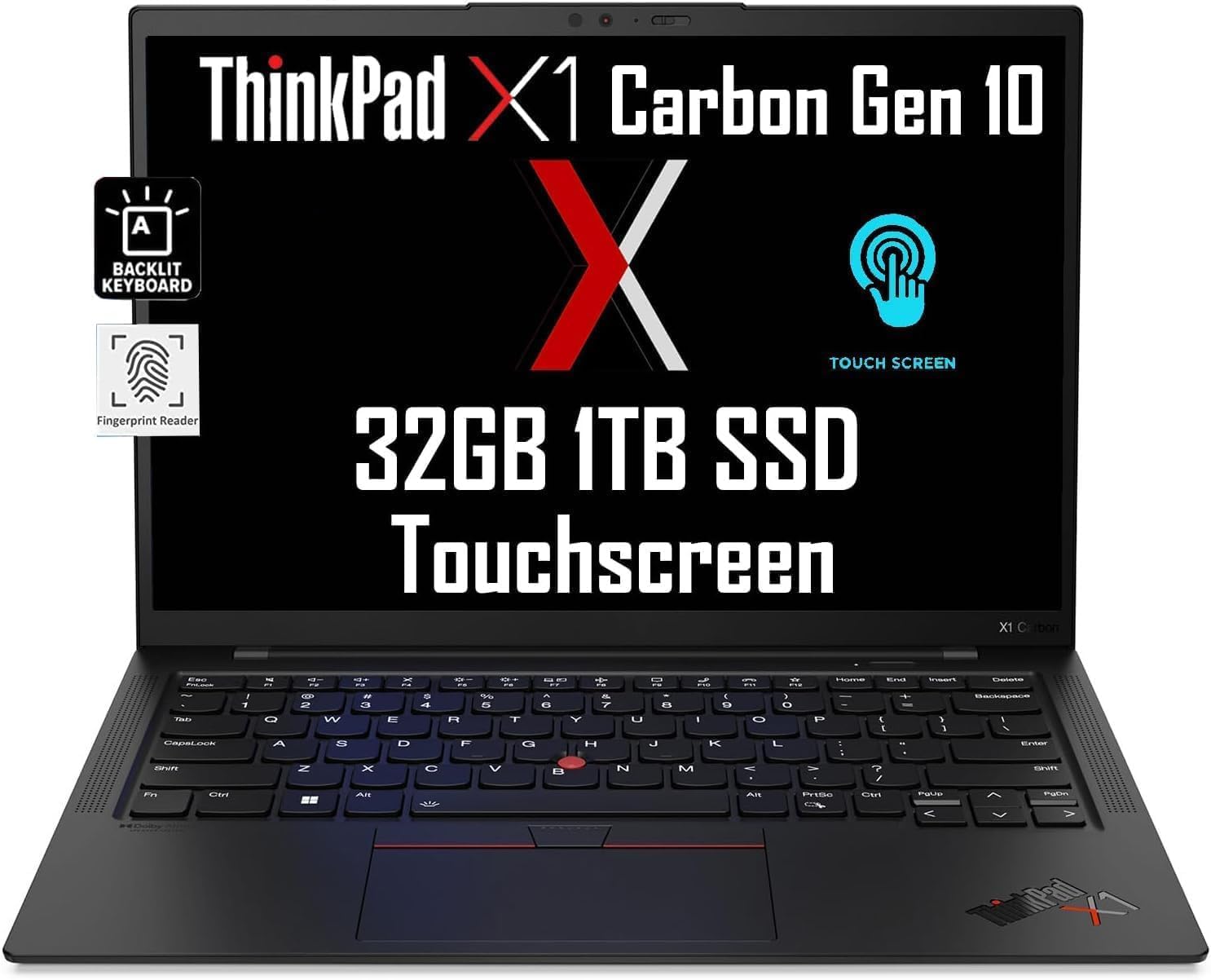 Lenovo ThinkPad X1 Carbon Touch Business Laptop, 14” FHD+ Touchscreen, Intel 12…