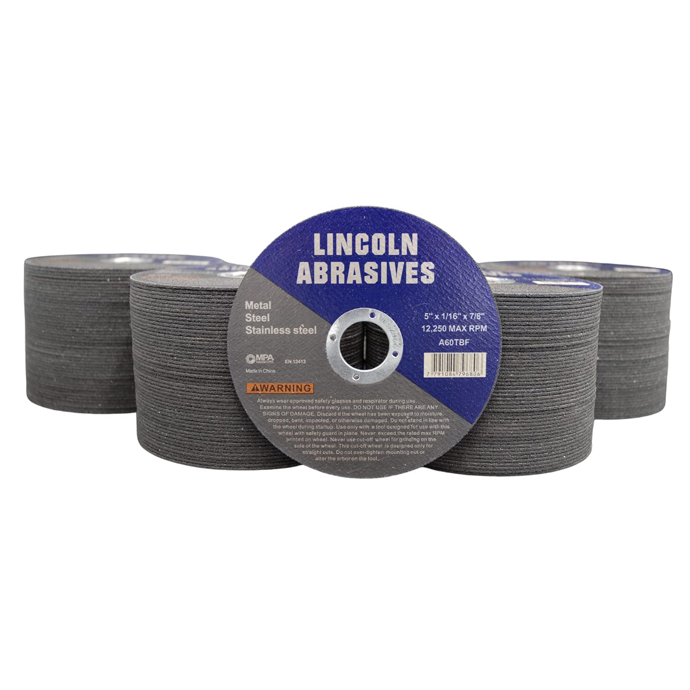 Lincoln Cut-Off Wheels - 50 Pack -12 Lincoln Cut-Off Wheels - 50 Pack -12