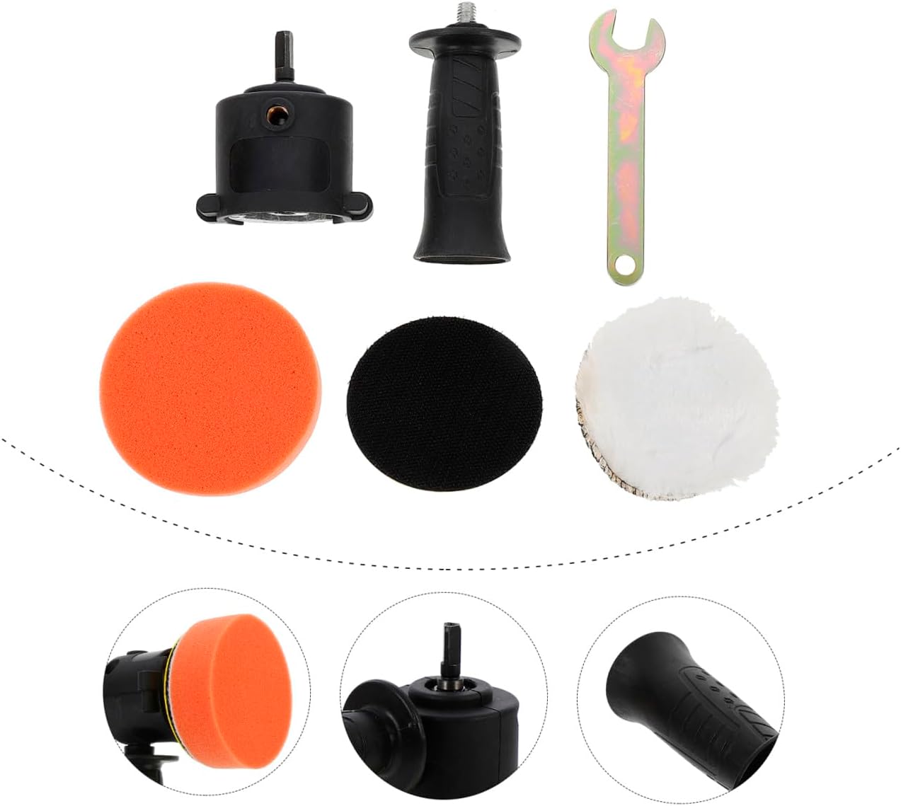 Durable Car Grinding Tool Kit Premium Auto Polishing for Hand Drills Impact Drills and Lithium Electric Easy Operation for Car Waxing and Polishing