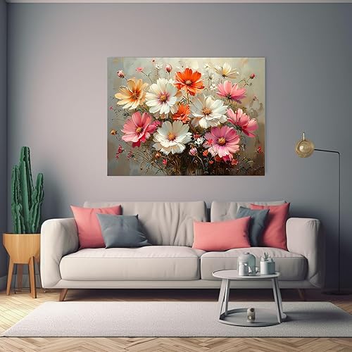 Miniatura 4 de VOCBAN Plant Wall Decor Prints, Retro Flowers Plant Botanical Prints Posters Wall Art For Living Room Decor Canvas Prints Home Artwork - 60x80cm