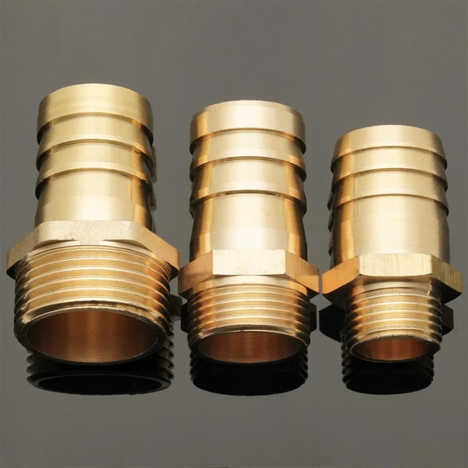 Brass Pipe Fitting 4mm 6mm 8mm 10mm Hose Barb Tail 1/8inch 1/4inch 1/2inch 3/8inch Male Connector Joint Copper Coupler Adapter(7,10mm)