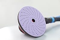 Vista 3 de 3M Cubitron II Hookit - Disco abrasivo de lijado púrpura limpio, 31485 de 6 pulgadas, grado 500+, paquete de 50 discos, prácticamente libre