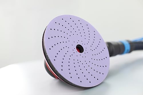 Miniatura 15 de 3M Cubitron II Hookit 31370 - Disco abrasivo de lijado limpio, 6 pulgadas, grado 40+, paquete de 50 discos, alto rendimiento, larga duración, patrón