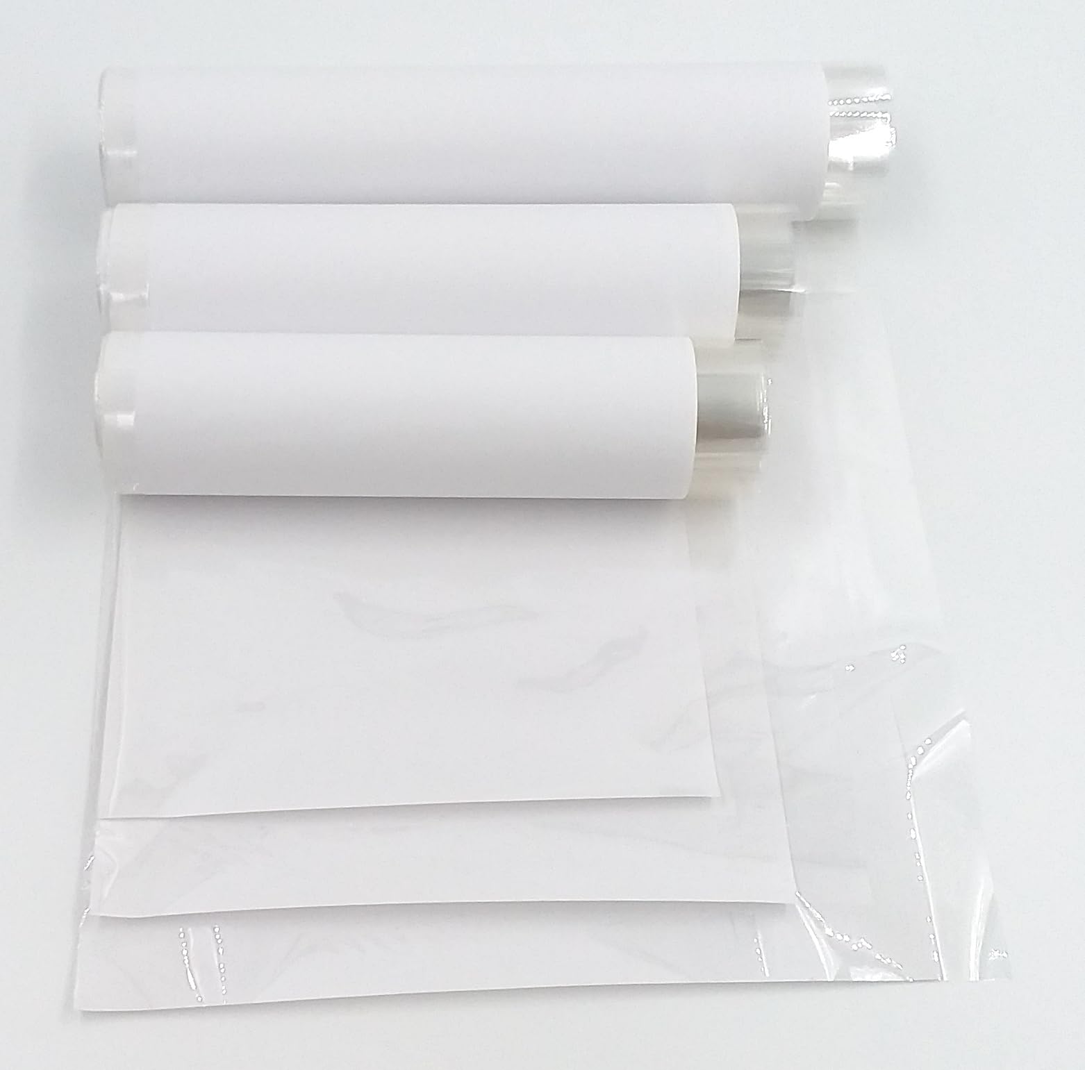 10 (ten) Sheets Brodart Fold-On Lo-Luster Book Jacket Covers - 11" X 24 - View #8