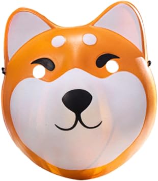 Fancyes Shiba Inu Mask Cosplay Halloween Mask for Night Club Stage Performance Halloween