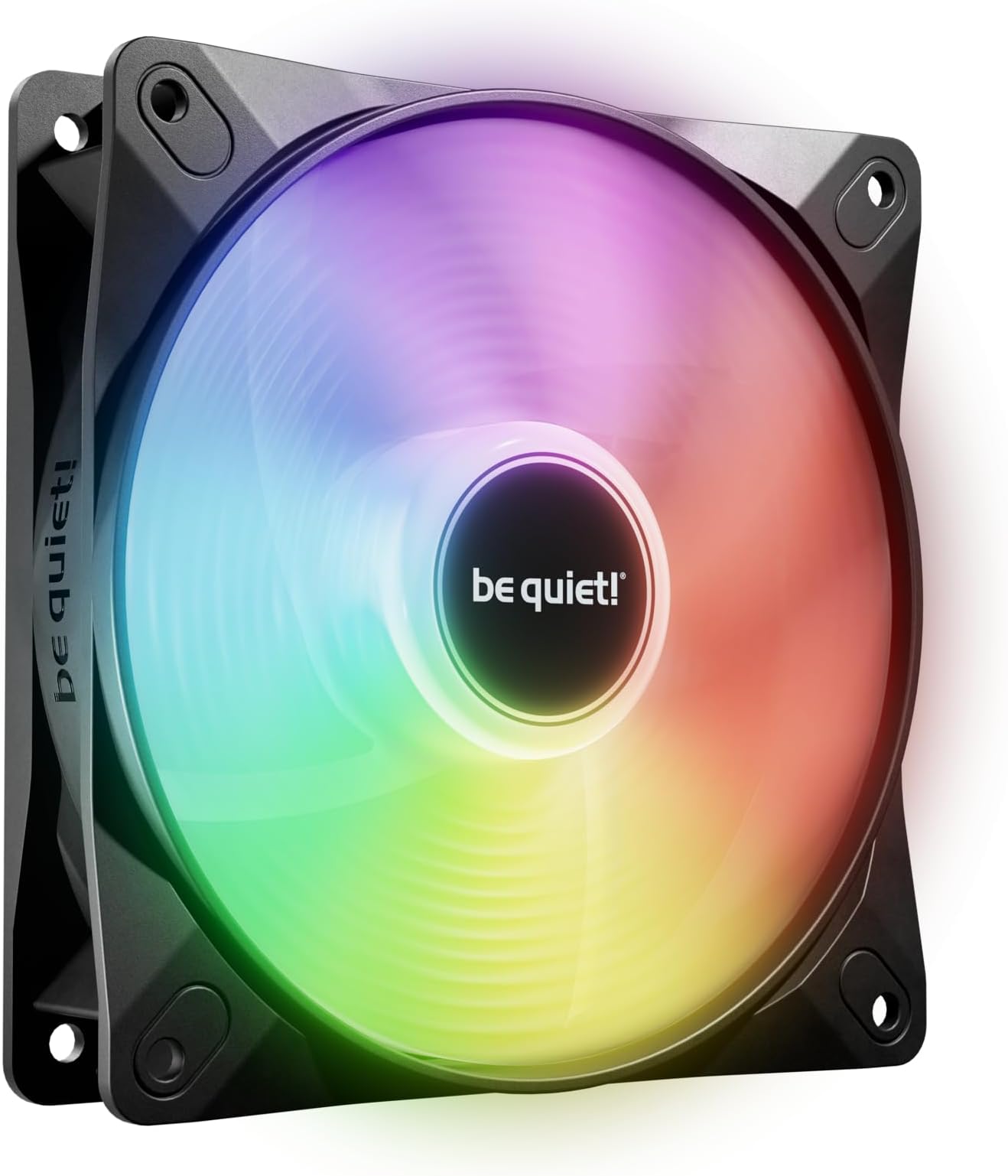 – Light Wings LX 120mm PWM Reverse Black PC Case fan, optimized and reversed blades, ARGB LEDs, extraordinary air pressure, ideal as side or bottom intake, illuminated hub, frosted blades