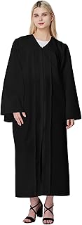 Unisex Matte Choir Robes for Church &Graduation Gown Only,Graduation Robe,Pulpit Robes and Judge Robes
