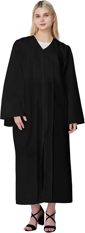gradois Unisex Matte Choir Robes for Church &amp;Graduation Gown Only,Graduation Robe,Pulpit Robes and Judge Robes