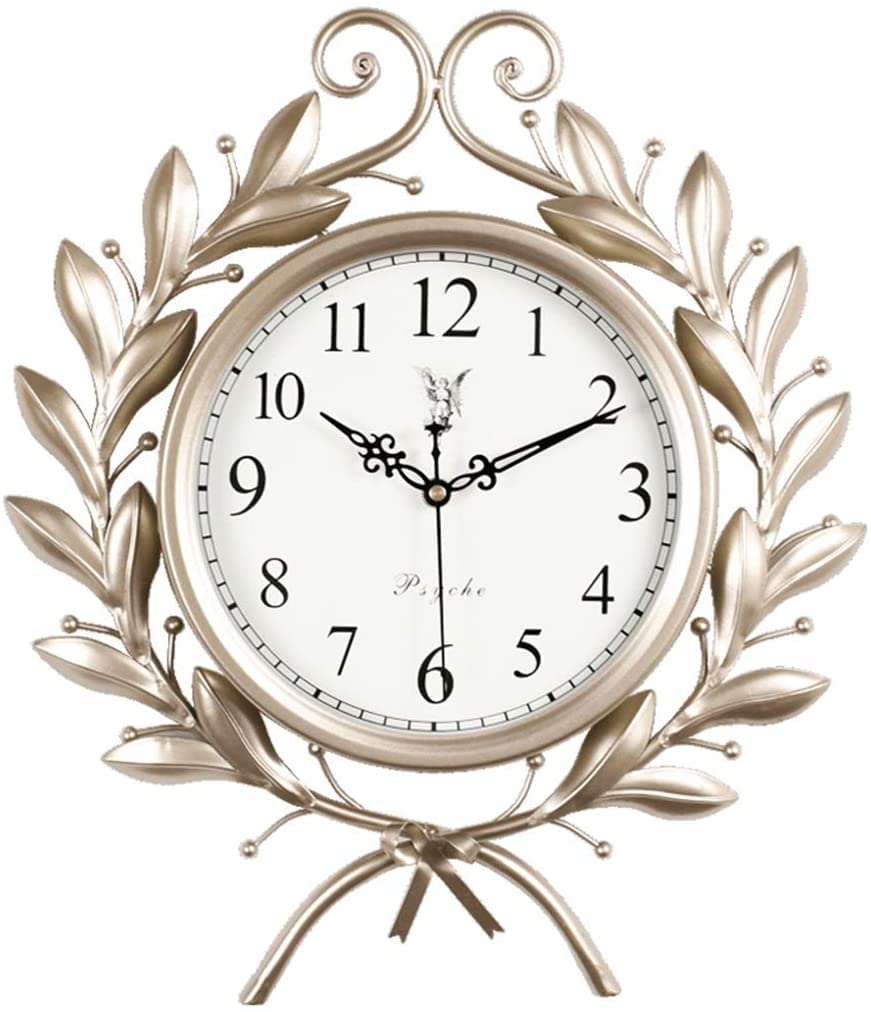 Horloge murale maison feuilles de verre pour une ambiance zen au salon