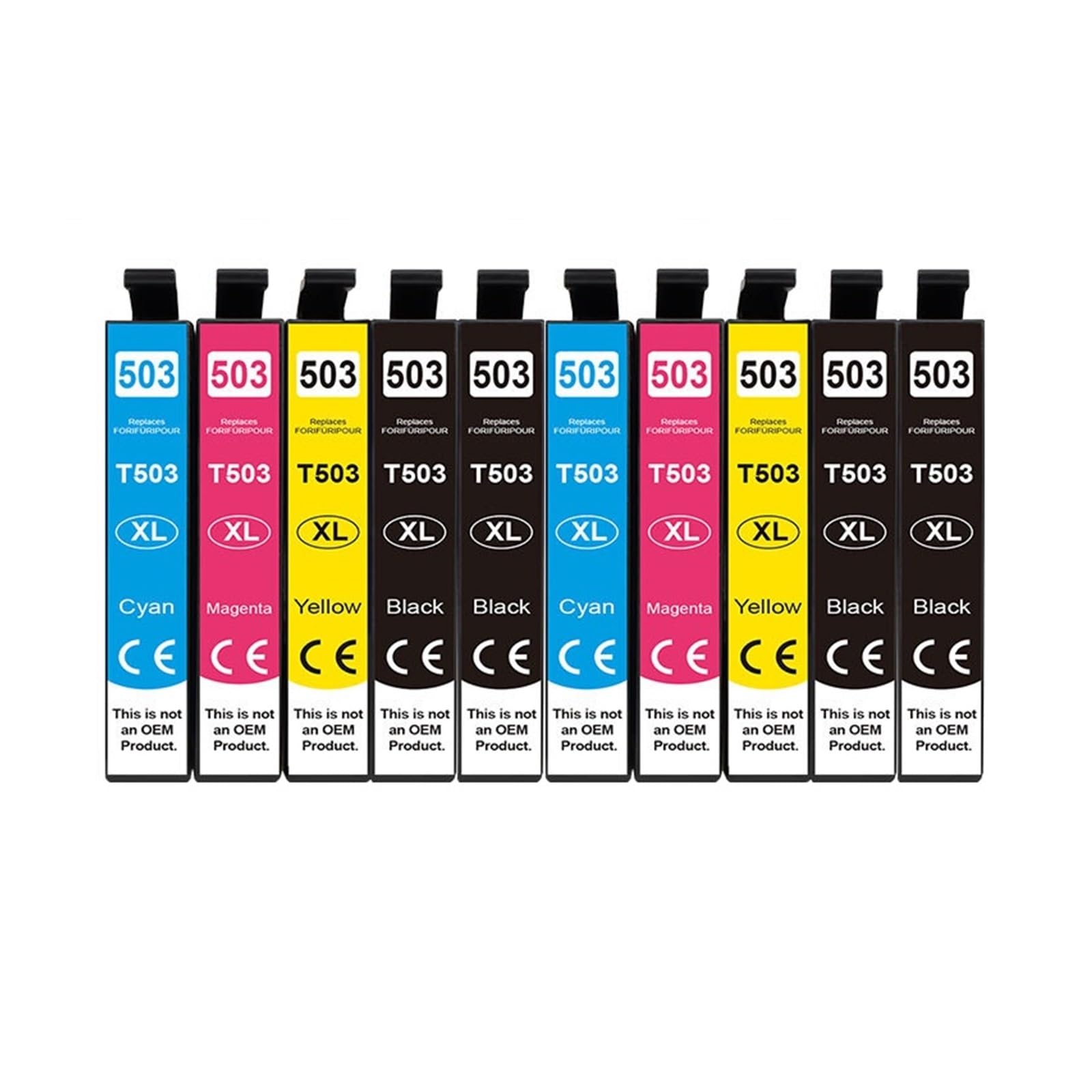 Cartuccia D'inchiostro 503XL, Compatibile Con XP-5200 5205 2960DWF 2965DWF Stampante | Confezione combinata di cartucce d'inchiostro ad alta capacità T503XL(10pcs)