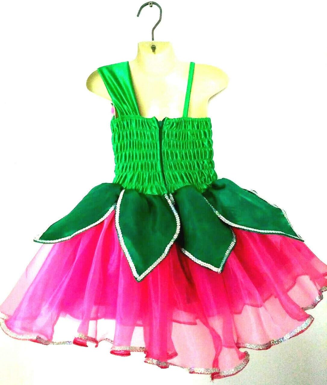 Little Girls' Lotus Flower Tutu Design Dress Princess Costume Cosplay