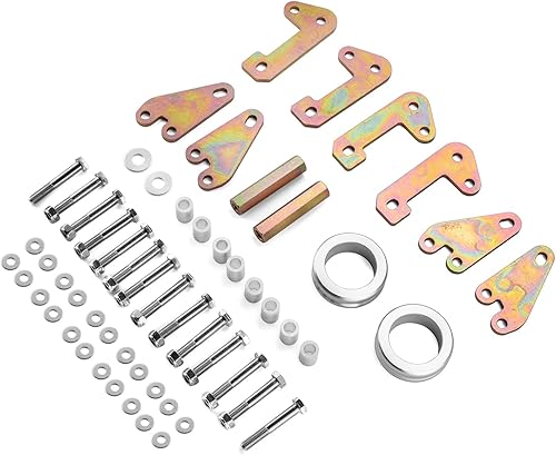 Miniatura 5 de WeiSen Kit de elevación completa de 3 pulgadas, soporte de elevación de suspensión delantera y trasera, espaciador compatible con Polaris Ranger