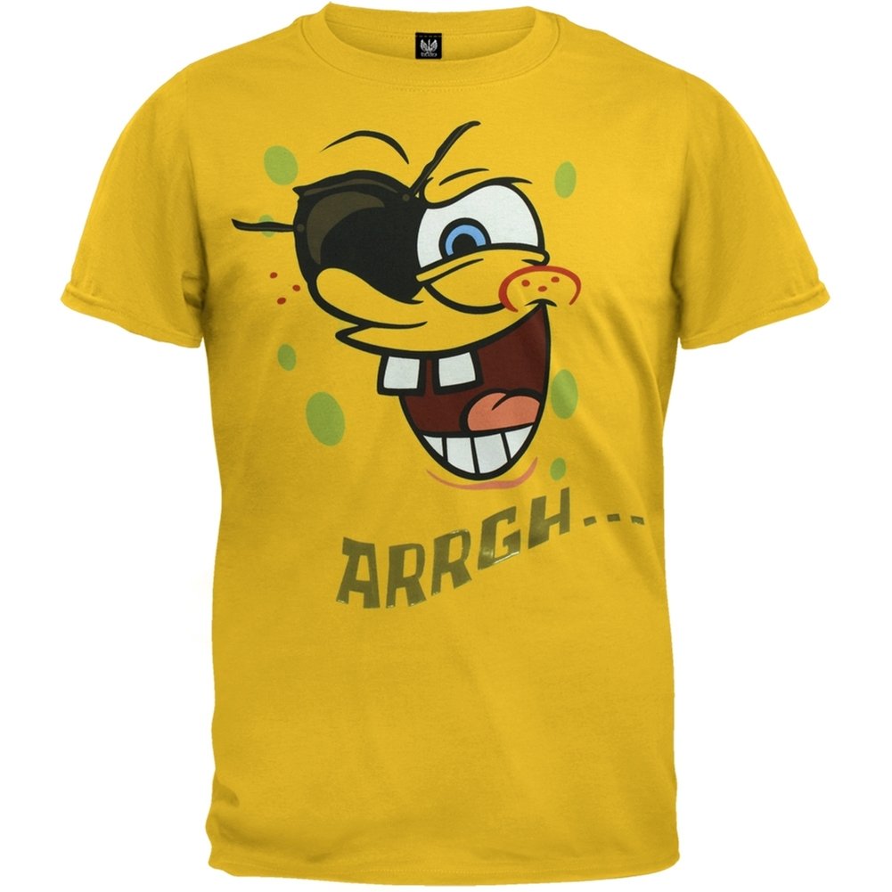 Spongebob Squarepants - Pirate Youth Costume T-Shirt - Small