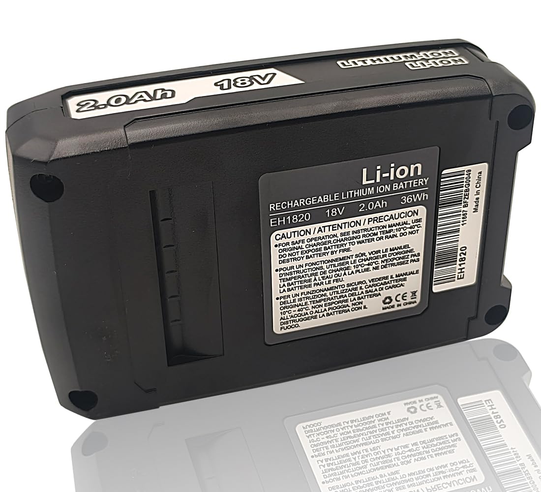 2 batterie da 2,0 Ah per trapano combinato senza spazzole Einhell TE-CD 18 Li-i BL 18 V agli ioni di litio Power X-Change