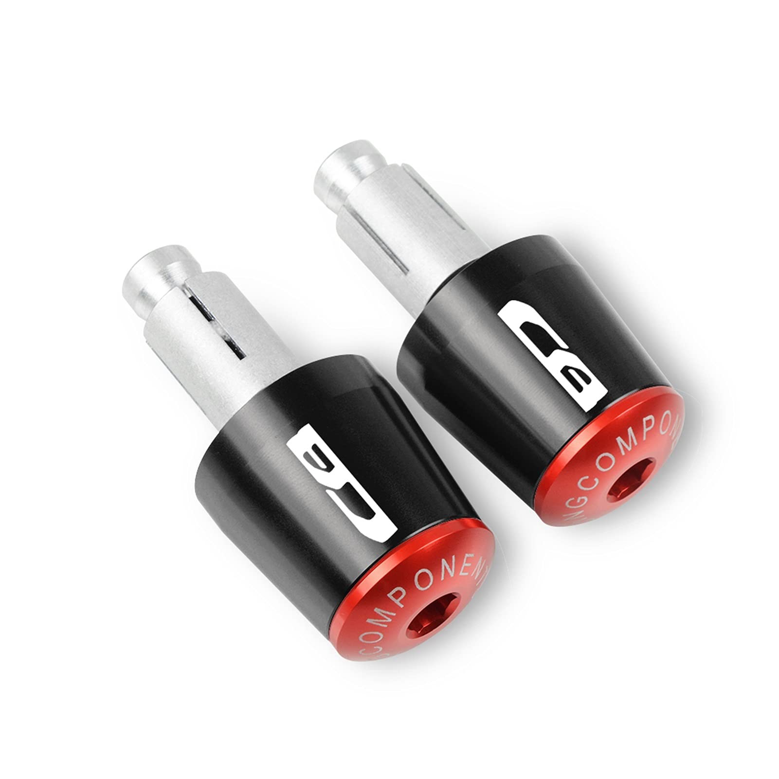 YPSM Motorcycle 7/8'' 22MM Handlebar Grips Handle Bar Cap End Plugs for Honda CB500 CB125F CB190r CB