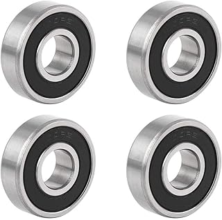 uxcell sourcingmap 4pcs 6000-2RS Deep Groove Sealed Shielded Ball Bearing for Car