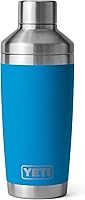 YETI Rambler 20 oz Vacuum Insulated Cocktail Shaker - Stainless Steel, Leakproof, No Sweat Design, Big Wave Blue