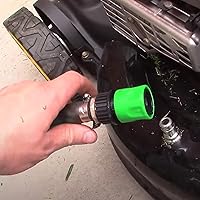 Vista 8 de Aolamegs Lavado de cubierta de cortacésped de conexión rápida (paquete de 2), adaptador de boquilla de repuesto 921-04041