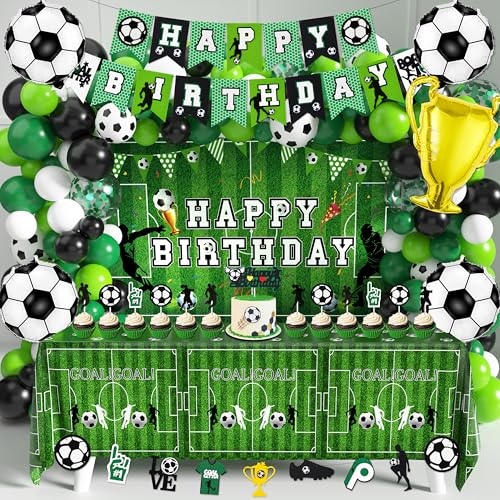 Soccer Birthday Party Decorations 87Pcs Soccer Birthday Party Supplies...