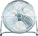 Senelux Ventilateur de sol - Ventilateur de gymnase chromé Ventilateur électrique portable de à 3 vitesses avec fonction d'inclinaison
