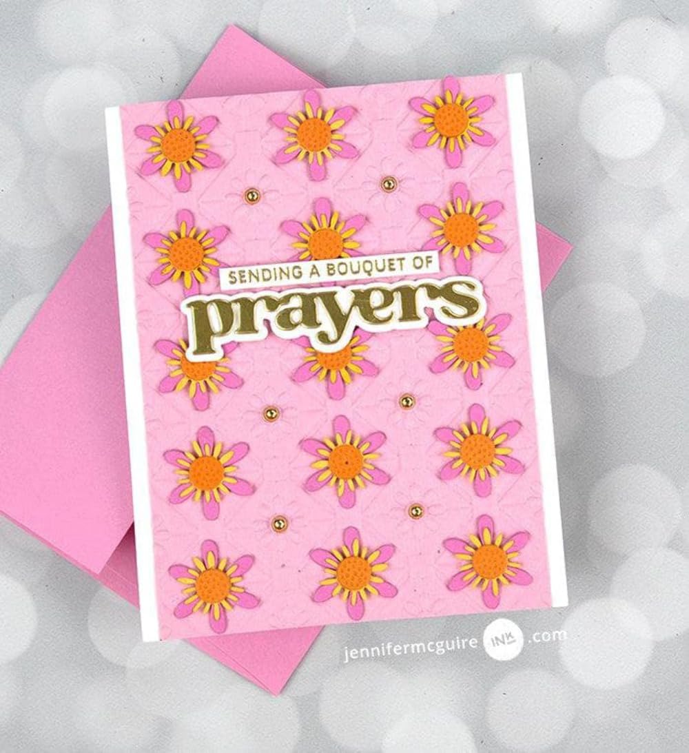 Altenew Floral Diamond Blocks 3D Embossing Folder, Easy to Use Embossing Folders for Paper Crafting, Three-Dimensional Projects, Embossing Folders for Cardmaking, Scrapbooking, and Journaling