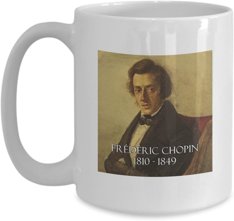Great Composers: Frederic Chopin - Ceramic Coffee Mug