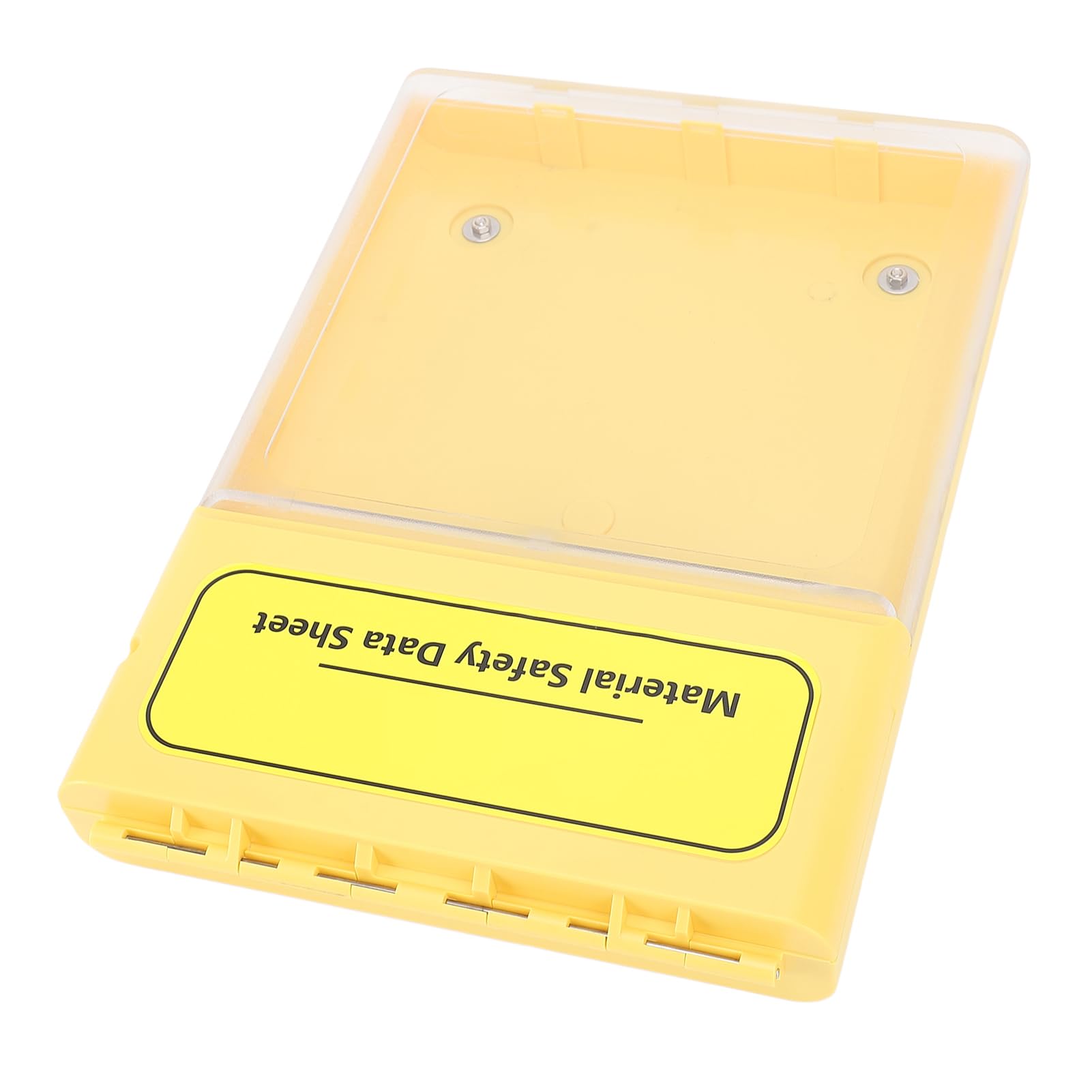 Bewinner Scatola Portadocumenti Visiva Resistente Alla Polvere e all'acqua, Scatola Magnetica per Documenti Industriali MSDS per Manuali, Schede di Sicurezza, Custodia Trasparente Portatile per